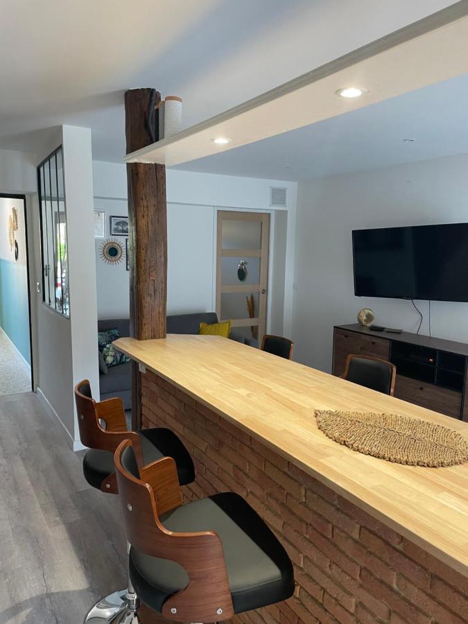 Appartement En Rez De Jardin Tout Equipe Fleurance Екстериор снимка